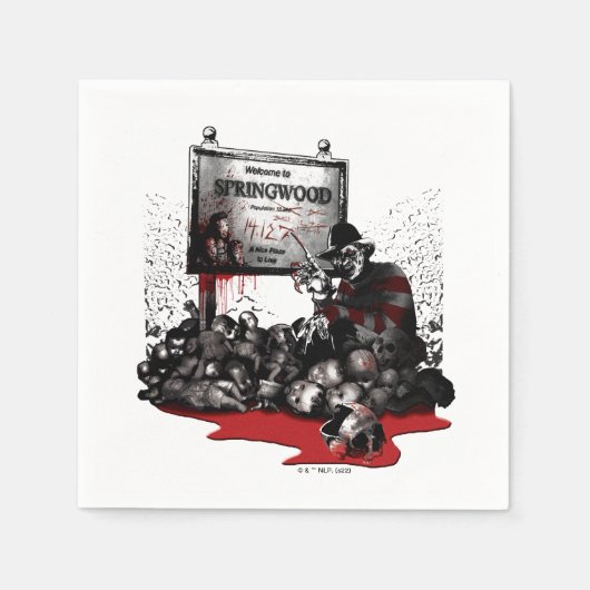 Freddy vs. Jason | Welcome to Springwood スタンダードカクテルナプキン (正面)