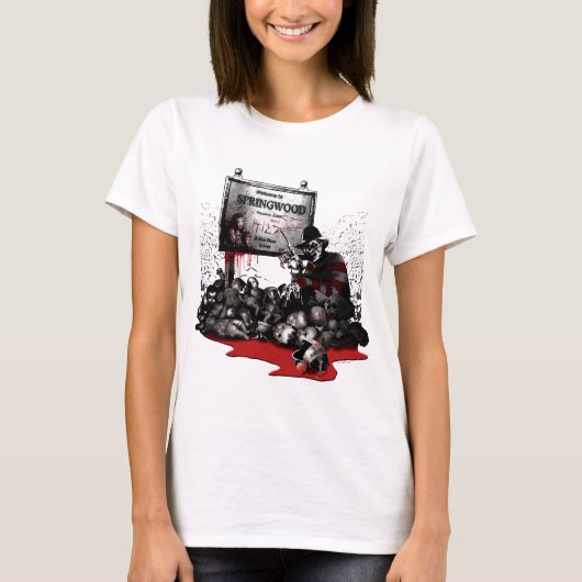 Freddy vs. Jason | Welcome to Springwood Tシャツ (正面)