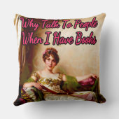 Frederic リラックス Soulacroixの読Whileの記述 クッション (裏面)