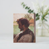 Frederic Bazille – サンセーヴールの自画像 ポストカード (スタンド正面)