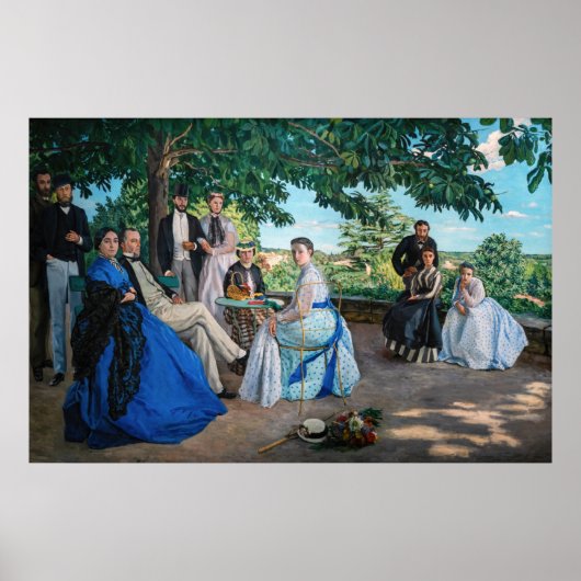 Frederic Bazille - The Family Reunion ポスター (正面)