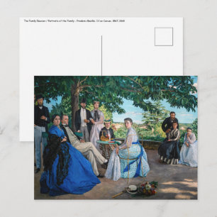 Frederic Bazille - The Family Reunion ポストカード