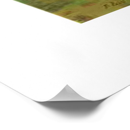 Frédéric Bazille's Paysage au bord du Lez ポスター (角)