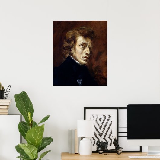 Frederic Chopin  1838 ポスター (ホームオフィス)