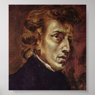 Frédéric Chopin Portrait ポスター