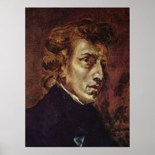 Frédéric Chopin Portrait ポスター