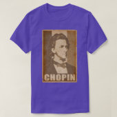 Frederic Chopin Retro Propaganda Classical Music C Tシャツ (デザイン正面)