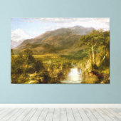 FREDERIC E. CHURCH – アンデスのハート- 1859 キャンバスプリント (インサイチュ (ウッドフロア))