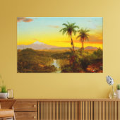 FREDERIC E. CHURCH – 南米の風景1857 キャンバスプリント (インサイチュ (リビング))