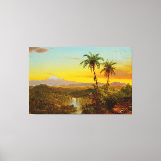 FREDERIC E. CHURCH – 南米の風景1857 キャンバスプリント (正面)