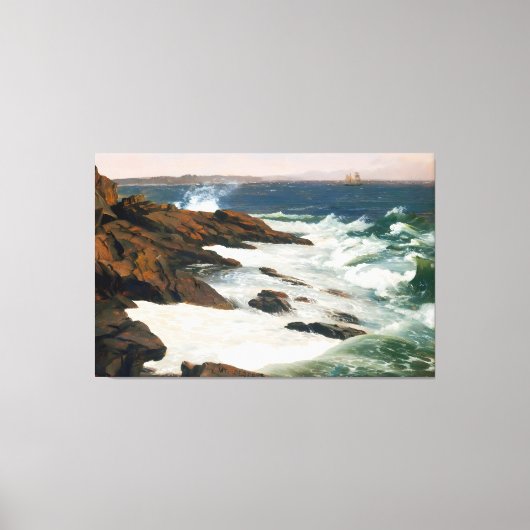 FREDERIC EDWIN CHURCH -山砂漠の霧1850 キャンバスプリント (正面)