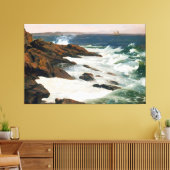 FREDERIC EDWIN CHURCH -山砂漠の霧1850 キャンバスプリント (インサイチュ (リビング))