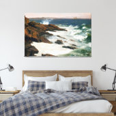 FREDERIC EDWIN CHURCH -山砂漠の霧1850 キャンバスプリント (インサイチュ (寝室))