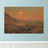 Frederic Edwin Church - Classical Ruins, Syria  キャンバスプリント (インサイチュ (ウッドフロア))