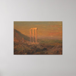 Frederic Edwin Church - Classical Ruins, Syria  キャンバスプリント