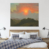 Frederic Edwin Church - Cloudy Skies  キャンバスプリント (インサイチュ (寝室))