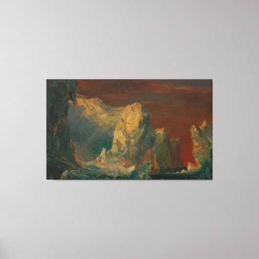 Frederic Edwin Church - Iceberg Fantasy キャンバスプリント (正面)
