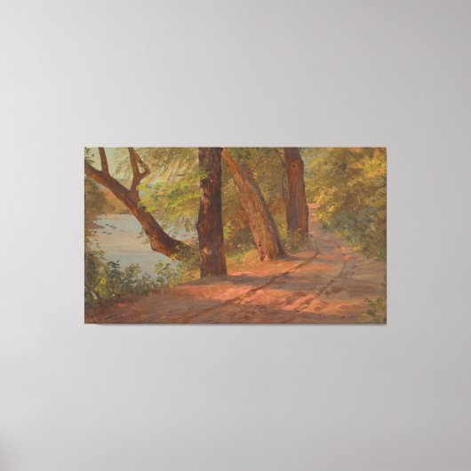 Frederic Edwin Church - Landscape from North Ameri キャンバスプリント (正面)