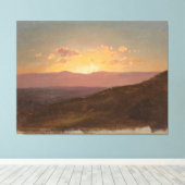 Frederic Edwin Church - Lower Falls, Rochester, NY キャンバスプリント (インサイチュ (ウッドフロア))