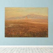Frederic Edwin Church - Mexican landscape  キャンバスプリント (インサイチュ (ウッドフロア))