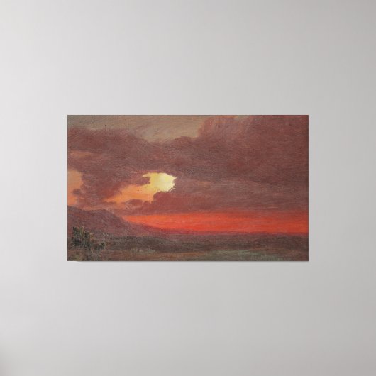 Frederic Edwin Church - Sunset  キャンバスプリント (正面)