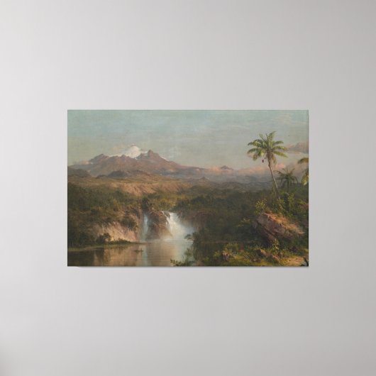 Frederic Edwin Church - View of Cotopaxi  キャンバスプリント (正面)