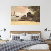 Frederic Edwin Church - View of the Canadian Falls キャンバスプリント (インサイチュ (寝室))