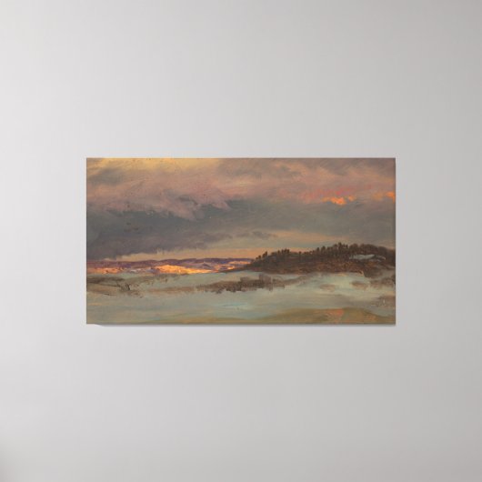 Frederic Edwin Church - Watch Tower in Italy キャンバスプリント (正面)