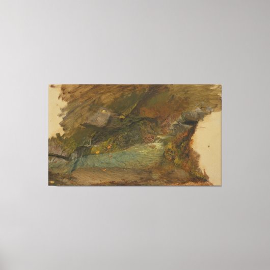 Frederic Edwin Church - Woodland Scene キャンバスプリント (正面)