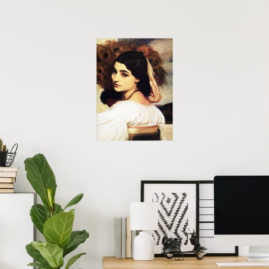 Frederic Leighton Pavonia Poster ポスター (ホームオフィス)