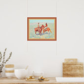 Frederic Remingtonによる「Casuals on the Range」 ポスター (キッチン)