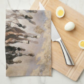 Frederic Remington、ヴィンテージ・カウボーイズによりマウント解除 キッチンタオル (四つ折り)