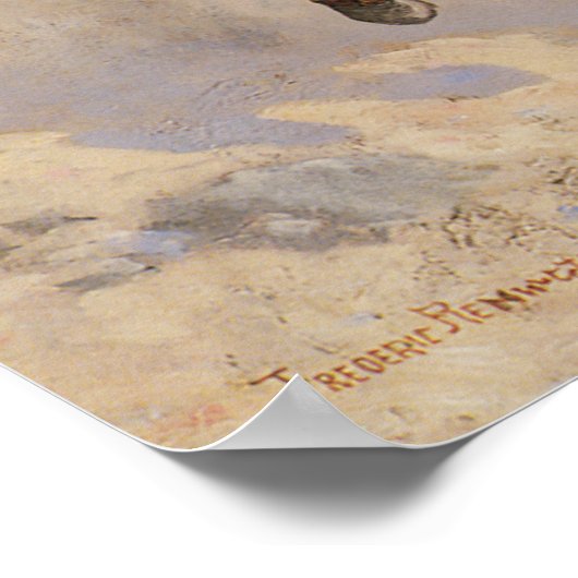 Frederic Remington、ヴィンテージ・カウボーイズによりマウント解除 ポスター (角)