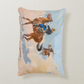 Frederic Remington - The Advance-Guard(The Mil) アクセントクッション (裏面(縦))