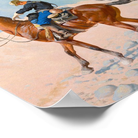 Frederic Remington - The Advance-Guard(The Mil) ポスター (角)