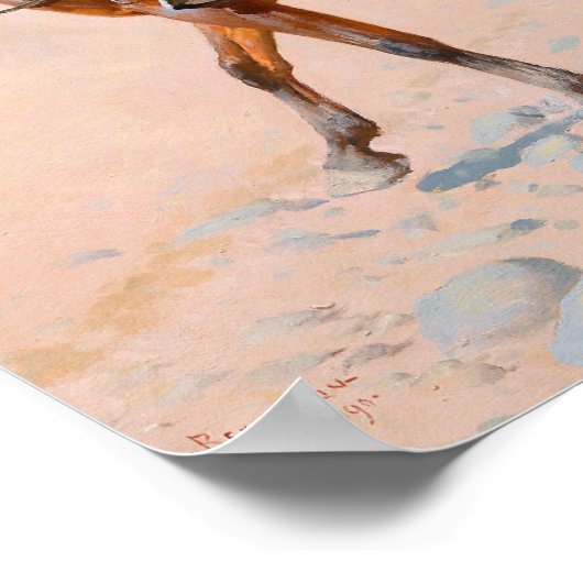 Frederic Remington - The Advance-Guard(The Mil) ポスター (角)