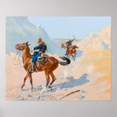 Frederic Remington - The Advance-Guard(The Mil) ポスター (正面)