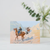 Frederic Remington - The Advance-Guard(The Mil) ポストカード (スタンド正面)