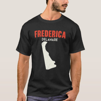 Frederica Delaware USA州America Travel Delawa Tシャツ