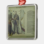 Frederickからの宣言のコピーIII メタルオーナメント (左)