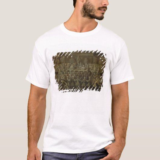 Frederickのためのプロイセンの即位の夕食I 1701年 Tシャツ (正面)