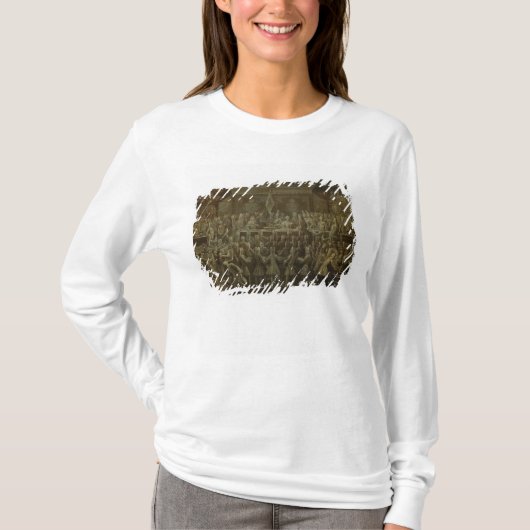 Frederickのためのプロイセンの即位の夕食I 1701年 Tシャツ (正面)