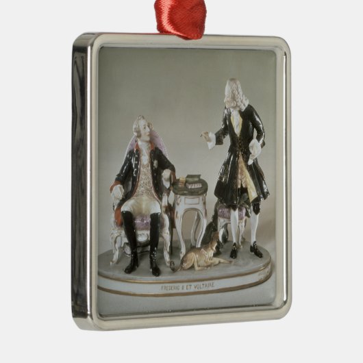 Frederickの磁器の姿プロシアのII メタルオーナメント (右)