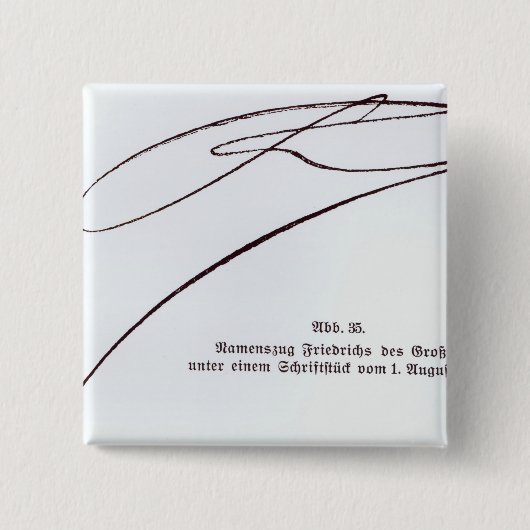 Frederickの署名素晴らしいの 缶バッジ (正面)