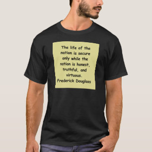 frederickのdouglassの引用文 tシャツ
