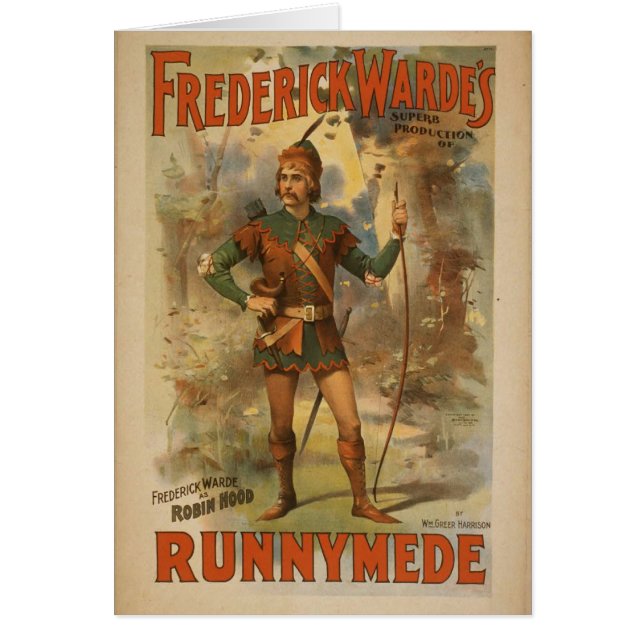 Frederickのwarde、「Runnyede」、ロビン・フッドのヴィンテージのTh (正面)