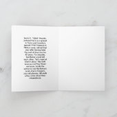 Frederick及びネルソンのドアボーイは顧客に挨拶します カード (内部)