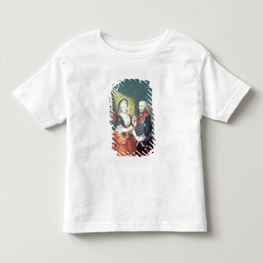 Frederick王IIおよび彼の妻 トドラーTシャツ (正面)