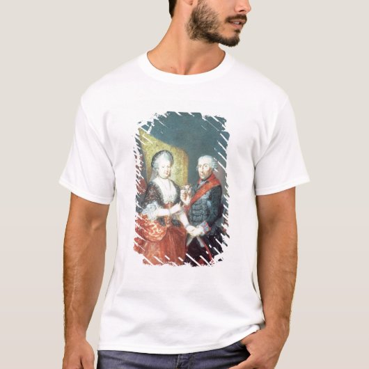 Frederick王IIおよび彼の妻 Tシャツ (正面)