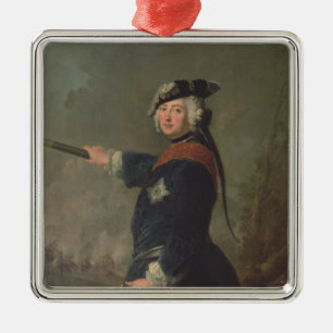 Frederick王IIプロシア1746年の素晴らしいの メタルオーナメント